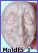 moldf5- 3 inch(7.62 cm) whimsical male face(with ears)